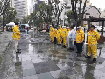 「青葉シンボルロード再編に向けた実証実験」警備実施について